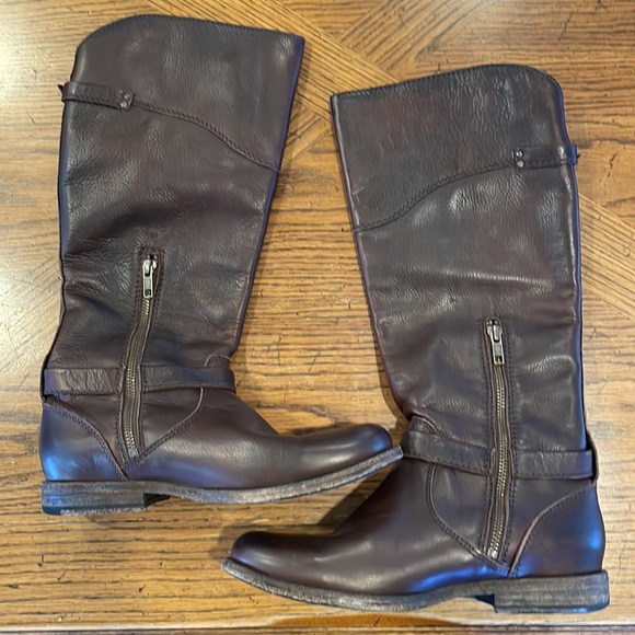 Womens Frye KneeHigh boot brown leather size 8B - Picture 7 of 7